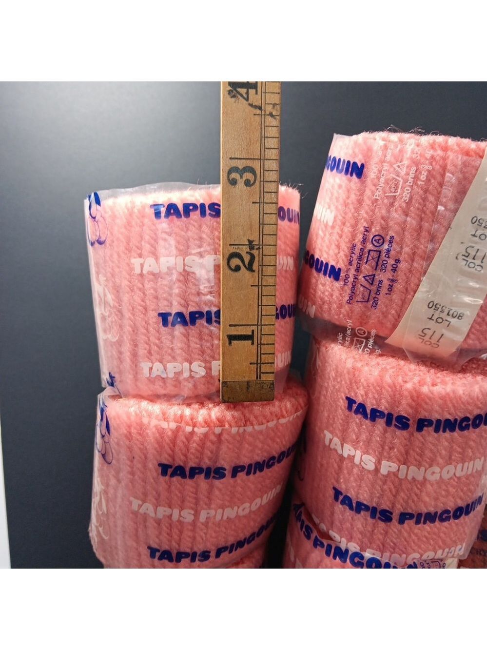 23 Bags Of Latch Hook Rug Yarn Acrylic Tapis Pingouin Vintage France Rug FR - Picture 9 of 10